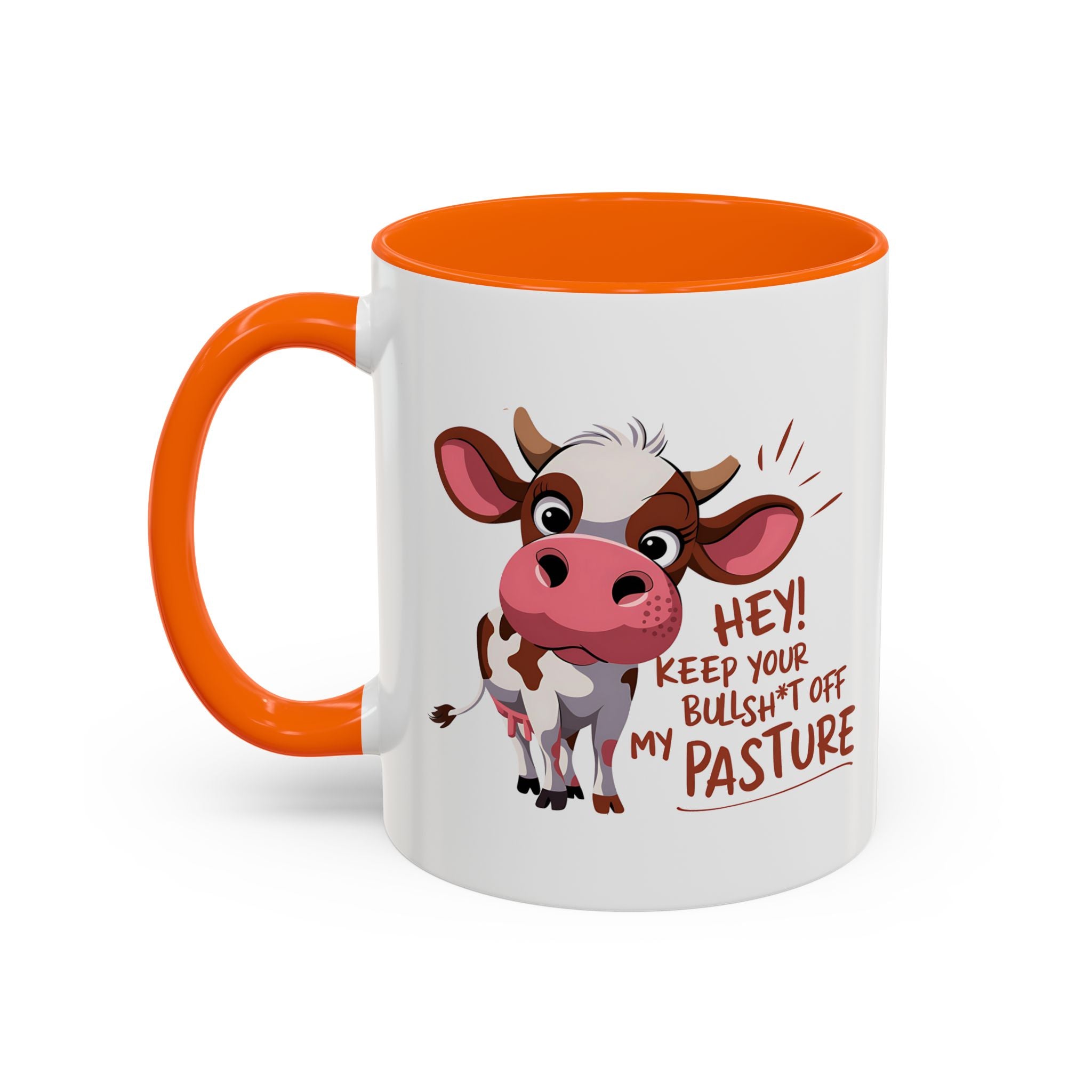 Funny Cow Coffee Mug – Perfect Gift for Farmers, Cow Lovers, Humor Fans, Cute Kitchen Decor, Office Coffee Cup