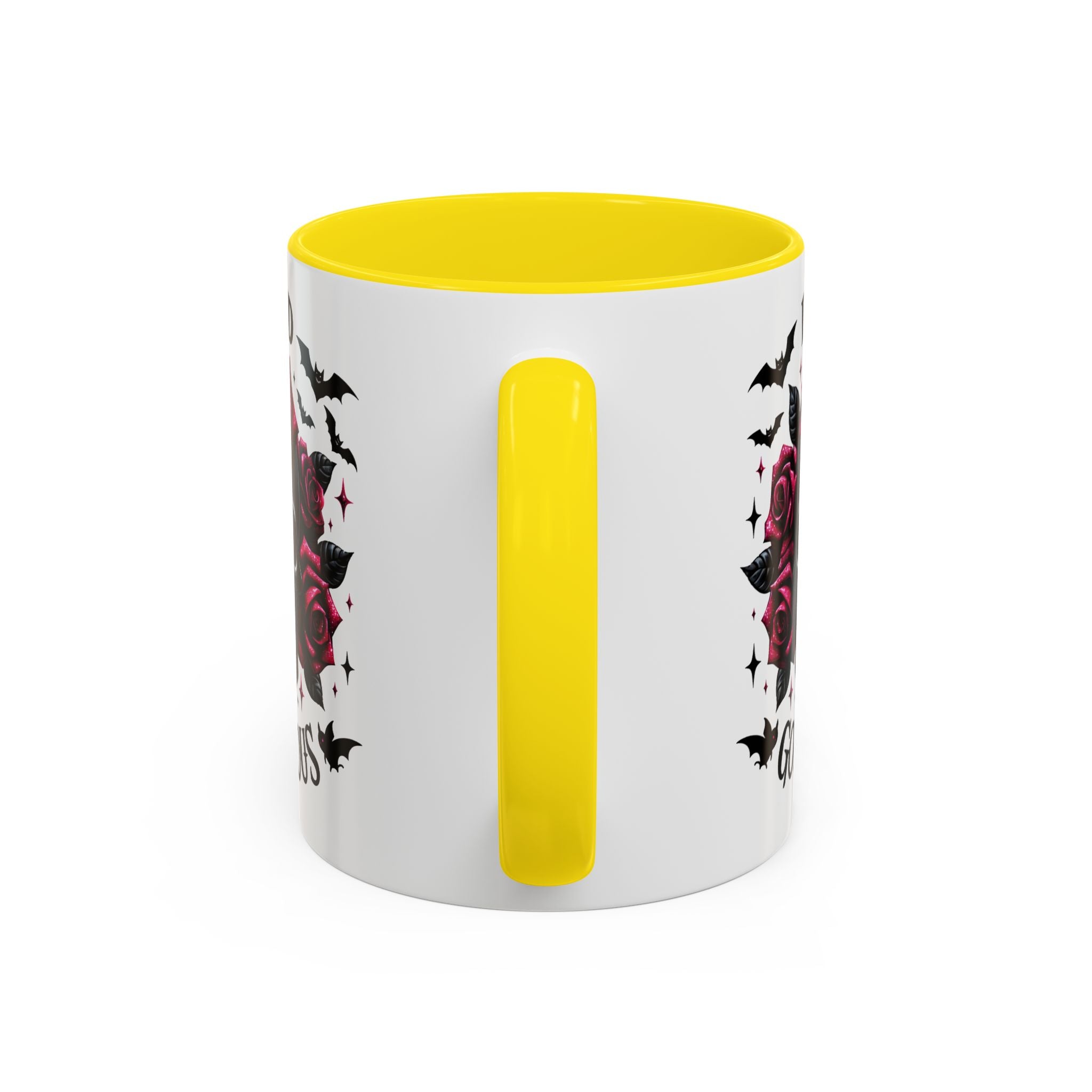 Gothic Skull Coffee Mug - Dead Gorgeous Design halloween horror art goth