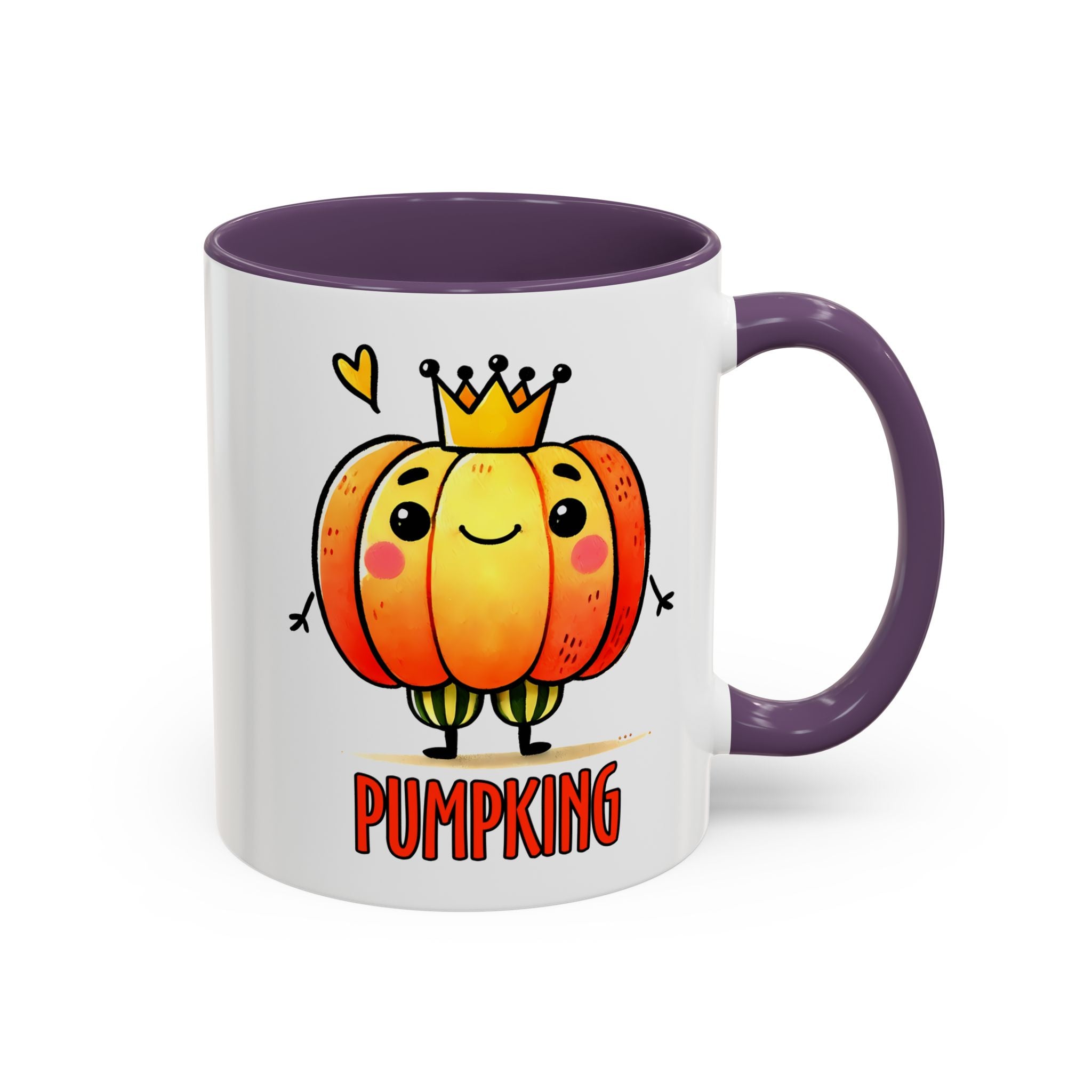 Pumpkin King Coffee Mug, Cute Mug for Fall, Halloween Decor, Gift for Pumpkin Lovers, Funny Holiday Mug, Fun Kitchenware