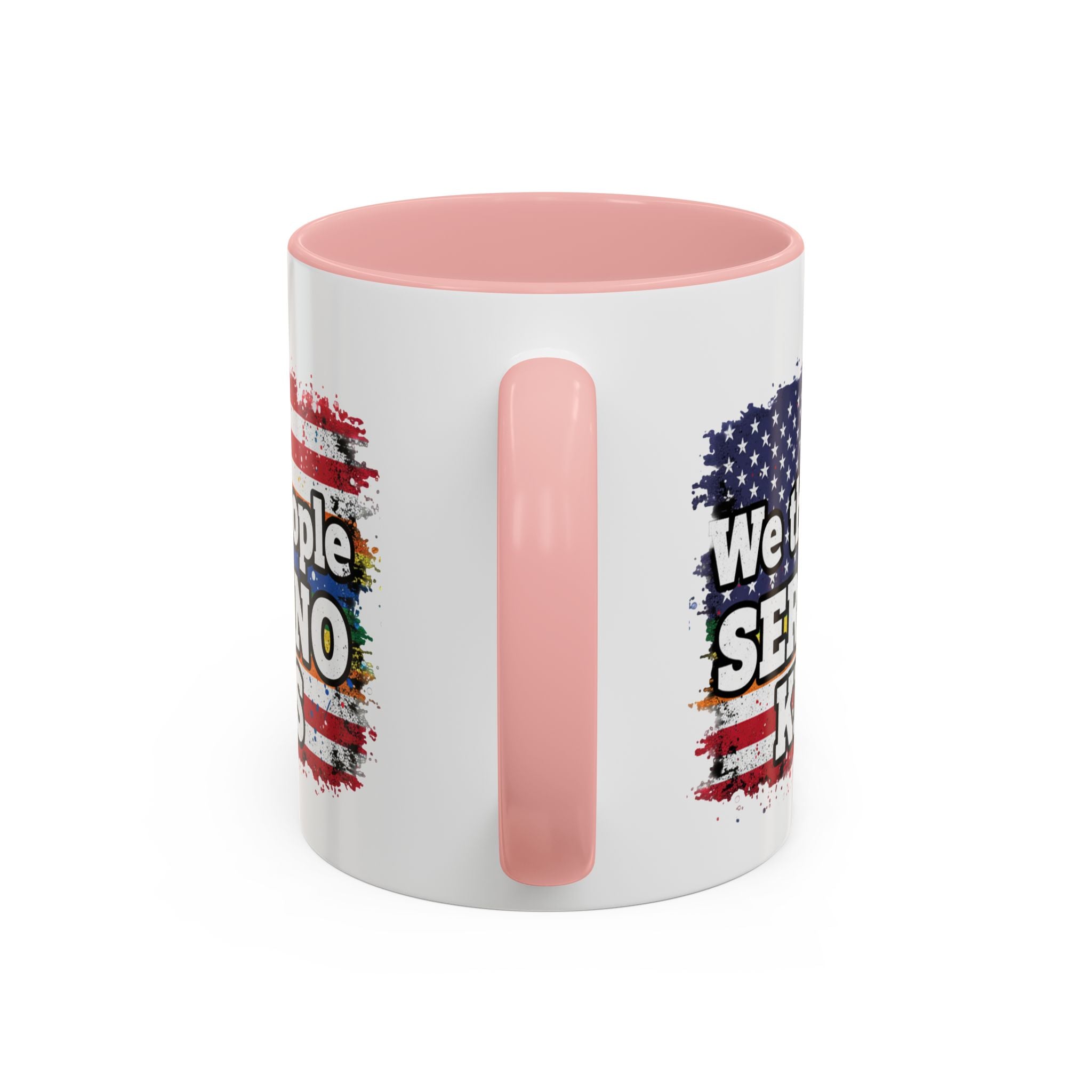 Patriotic Coffee Mug – "We the People Serve No Kings"