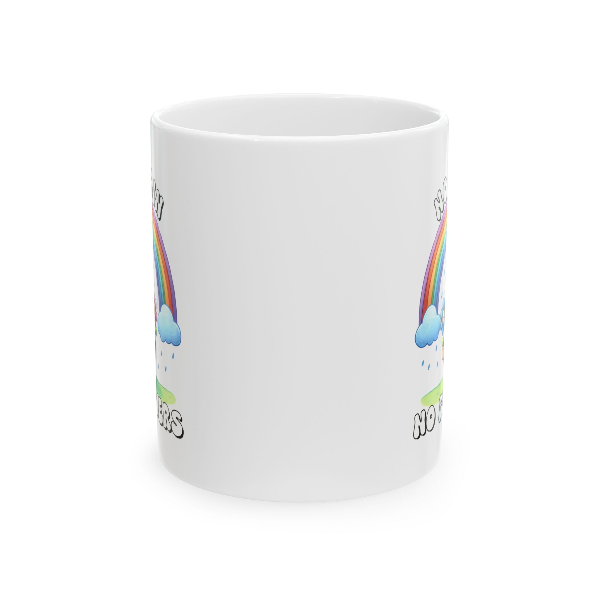 Rainbow Dreams Ceramic Mug - Cheerful Gift for Coffee Lovers, Inspirational Mug, Cute Tea Cup, Fun Custom Drinkware, Motivational Present