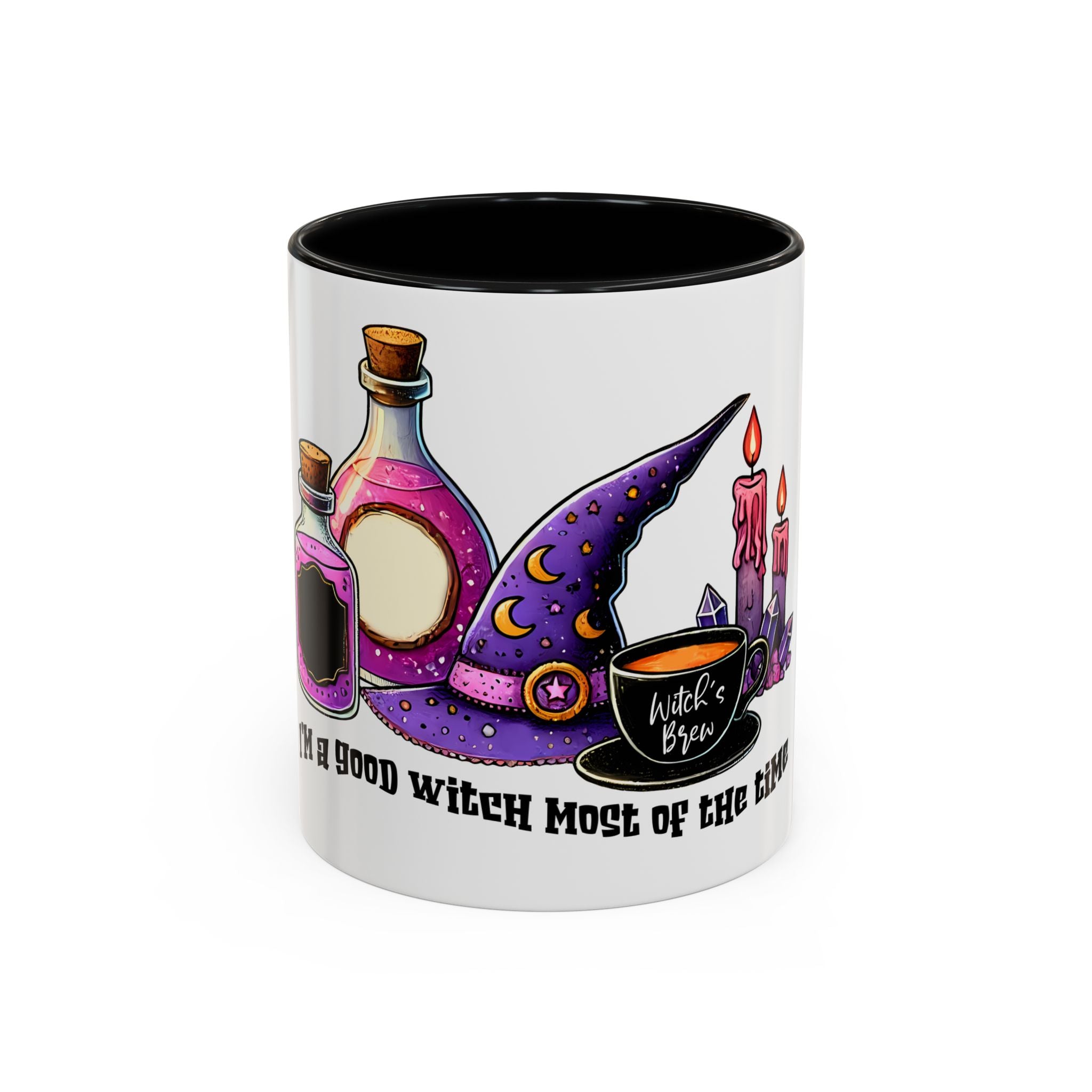 Halloween good witch Accent Coffee Mug (11, 15oz)