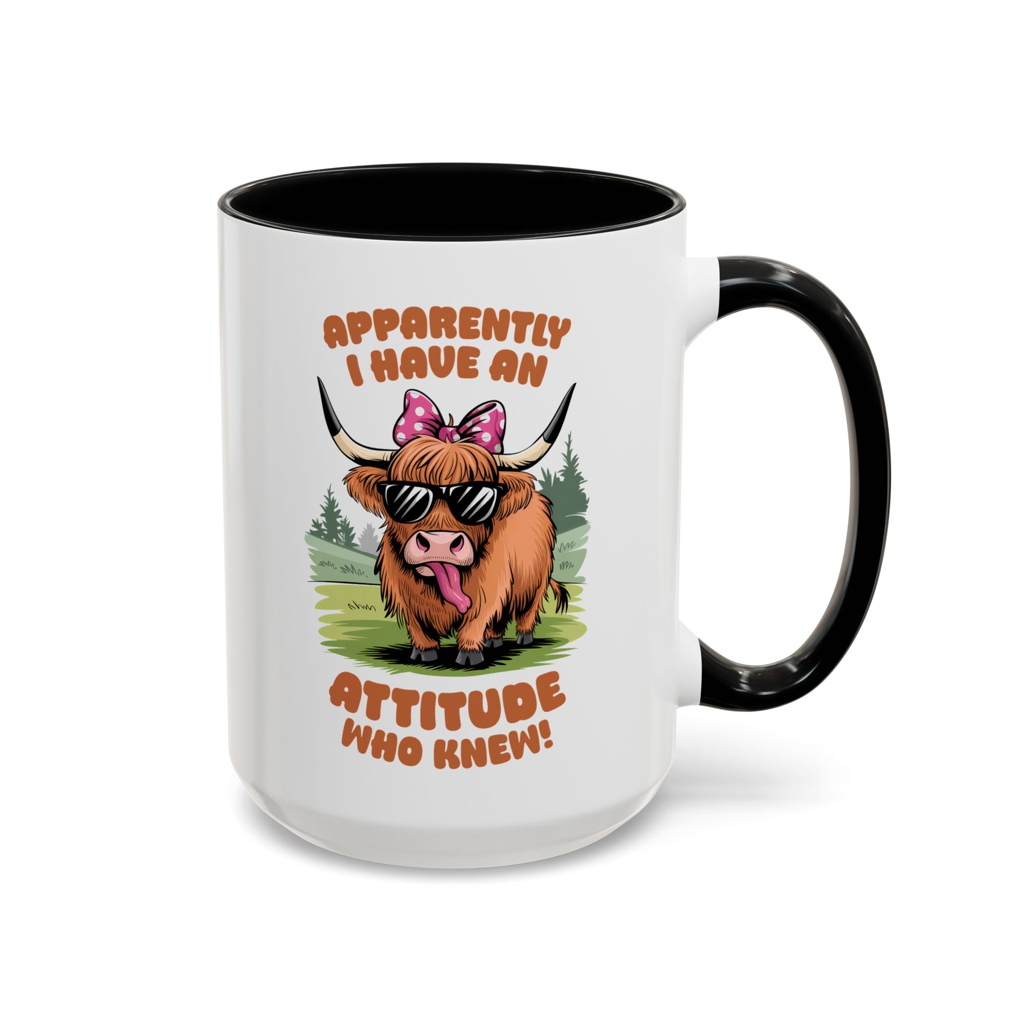Fun Attitude Coffee Mug - Perfect Gift for Animal Lovers cow farm humor
