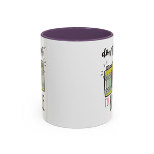 Inspirational Coffee Mug - 'Don't Forget to Smile' mental health