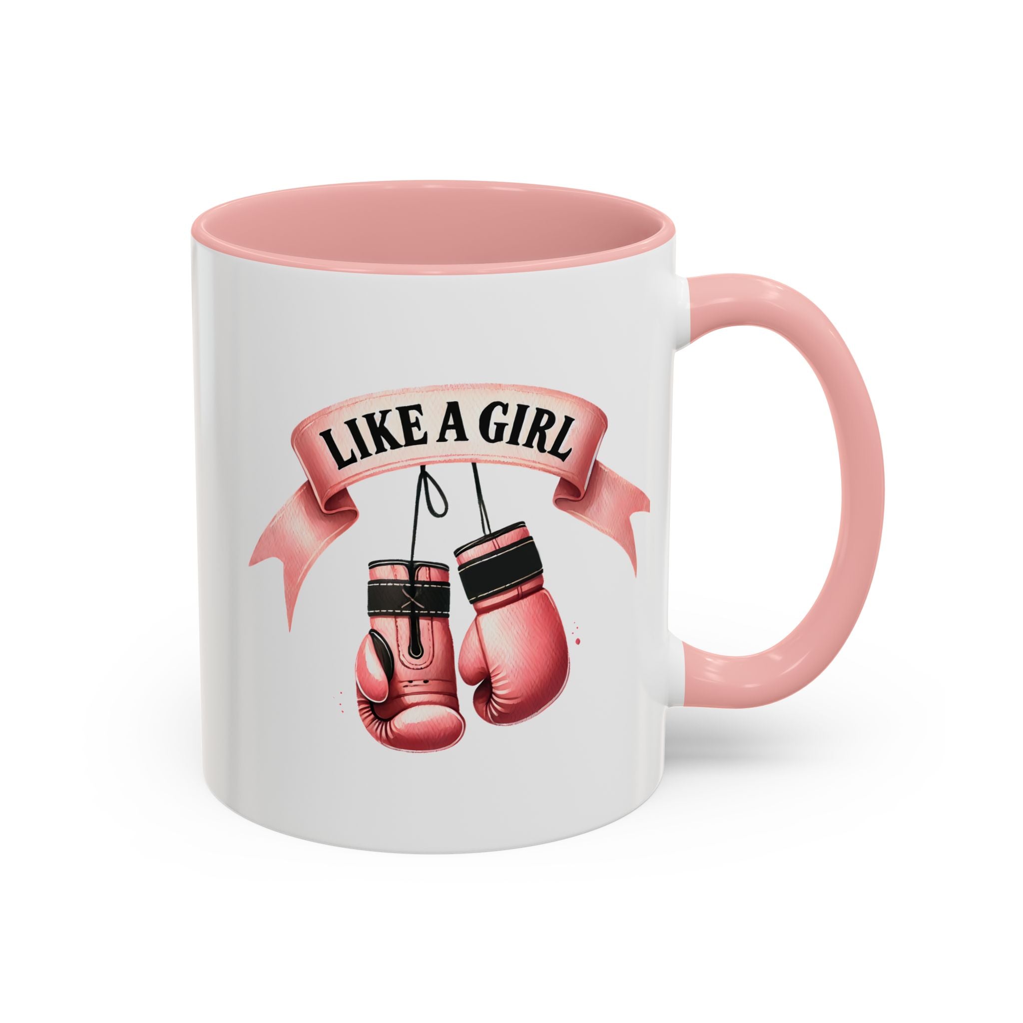 Boxing Motivation Coffee Mug | Like a Girl | Empowerment Gift, Sports Mug, Inspirational Gift, Fitness Accessory, Coffee Lover