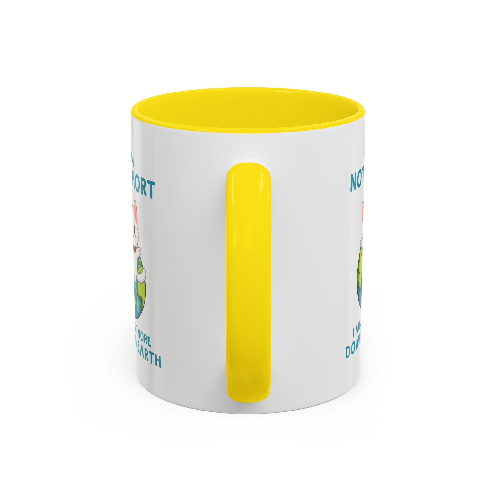 Cute Down to Earth Cat Coffee Mug - Perfect Gift for Cat Lovers