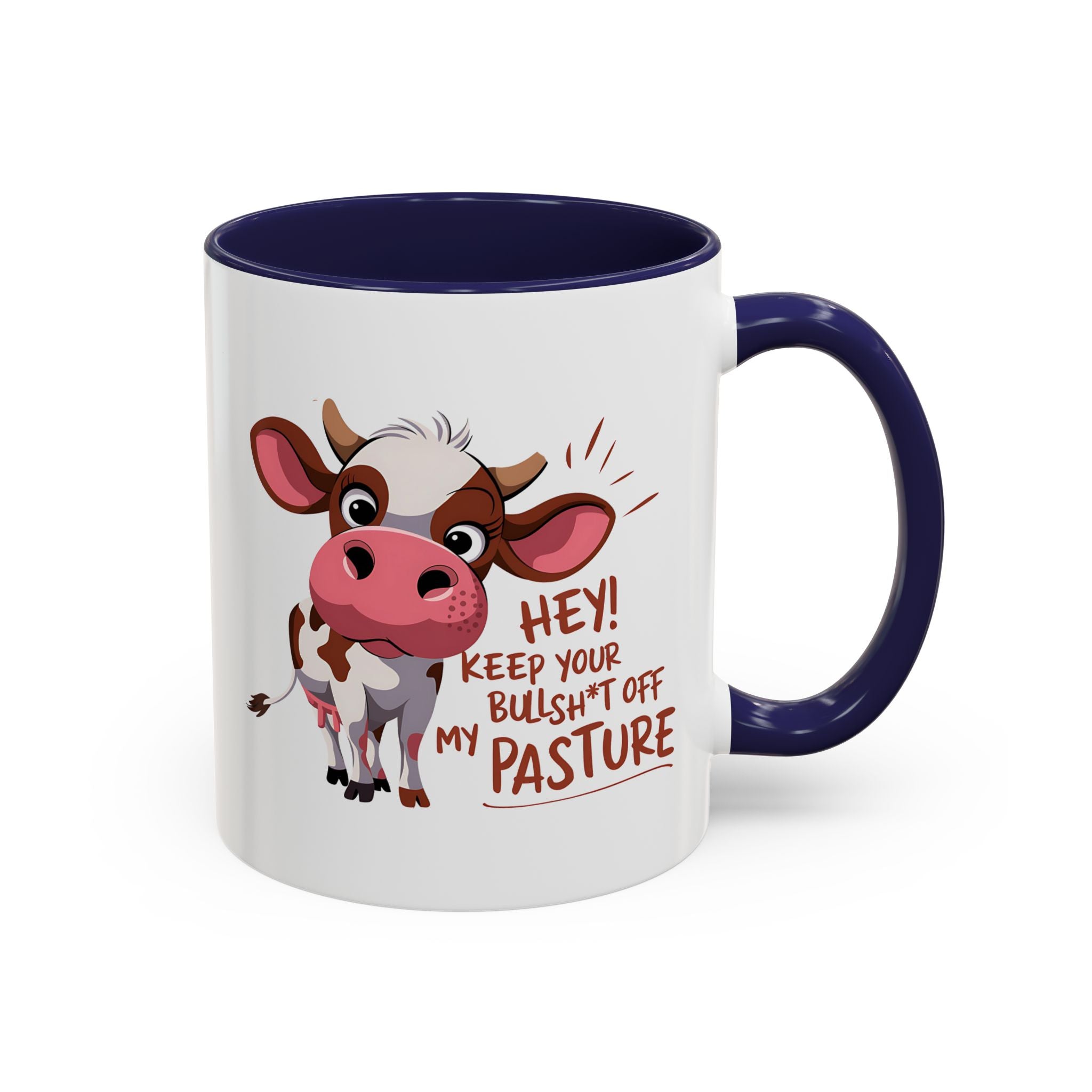 Funny Cow Coffee Mug – Perfect Gift for Farmers, Cow Lovers, Humor Fans, Cute Kitchen Decor, Office Coffee Cup