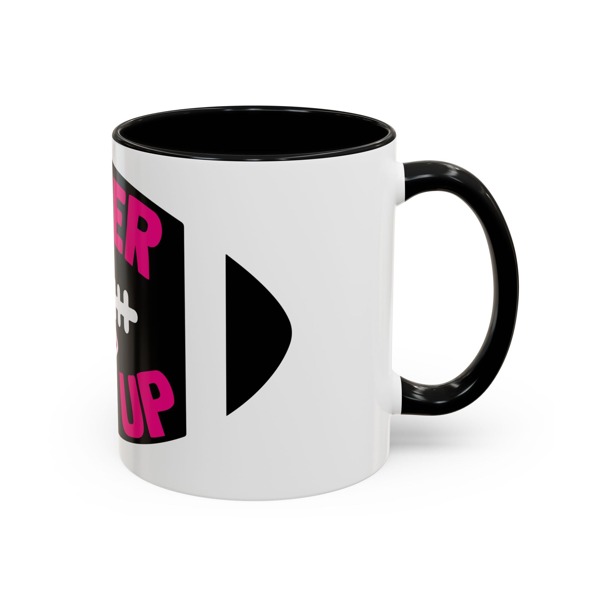 Inspirational Breast Cancer Awareness Coffee Mug - Never Give Up, Motivational Gift, Supportive Keepsake, Home or Office Decor
