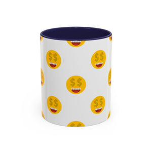 Smiles and dollars Accent Coffee Mug (11, 15oz)