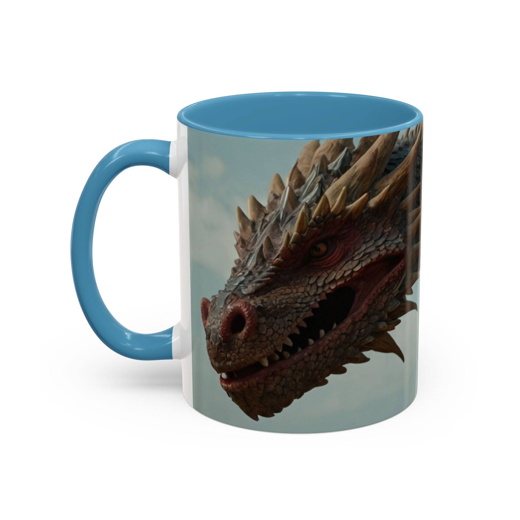 Dragon warrior Fantasy-Themed Accent Coffee Mug gothic
