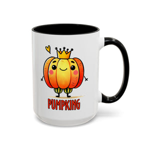 Pumpkin King Coffee Mug, Cute Mug for Fall, Halloween Decor, Gift for Pumpkin Lovers, Funny Holiday Mug, Fun Kitchenware