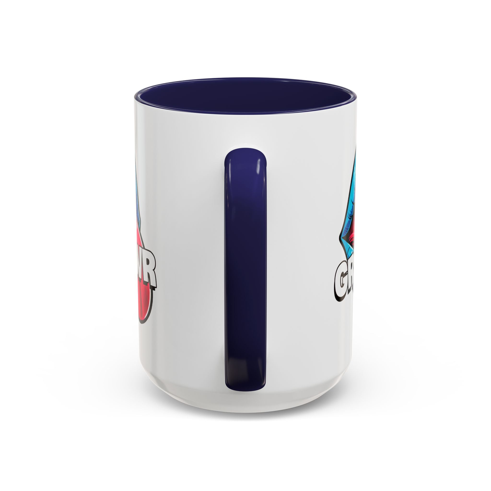 GRL PWR Accent Coffee Mug - Bold Fun Design for Empowerment, Great Gift for Friends, Coffee Lovers, Birthdays, and Celebrations