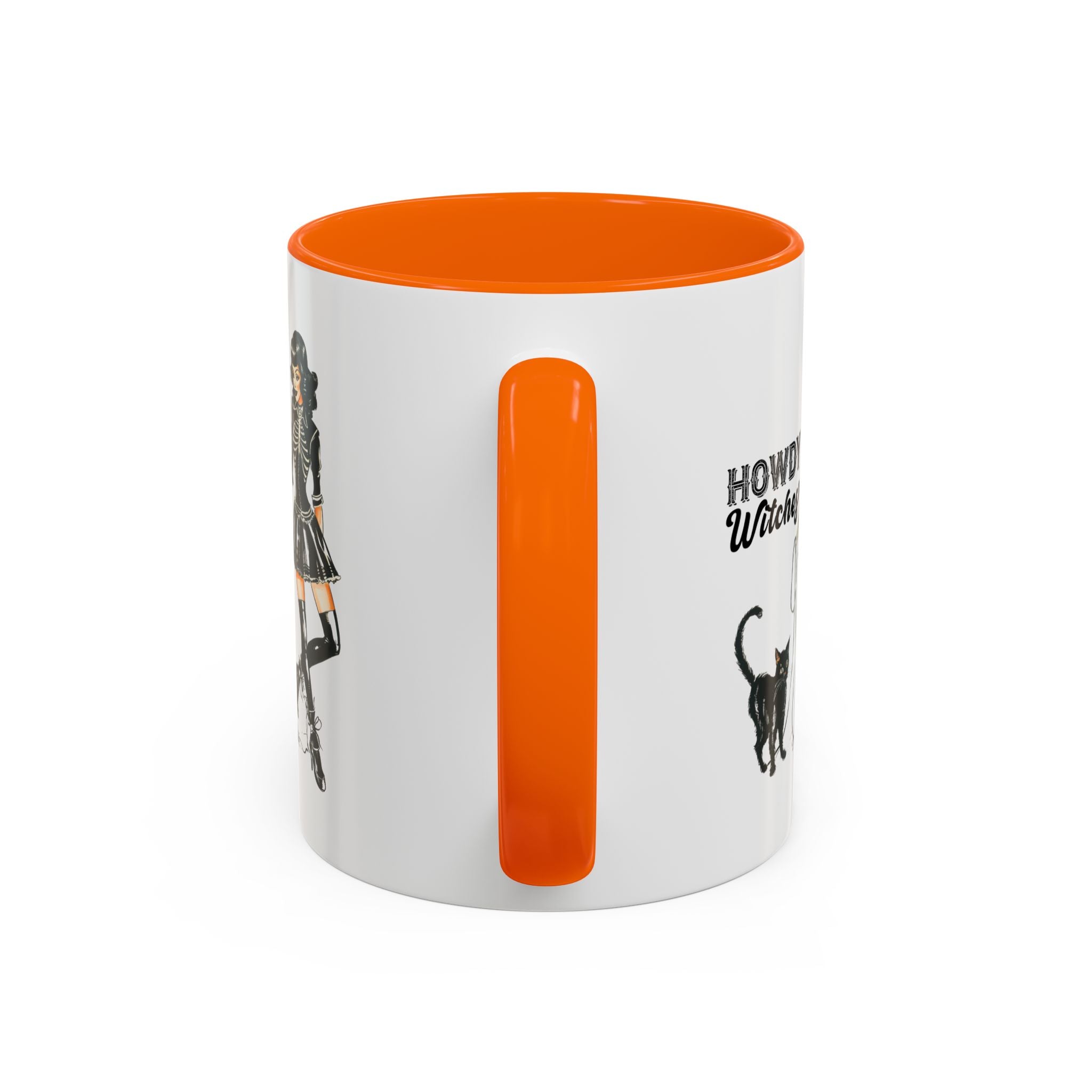 Spooky Cat Coffee Mug, Halloween Gifts, Witchy Home Decor, Black Cat Mug, Cozy Drinkware, Magical Kitchen Accessories