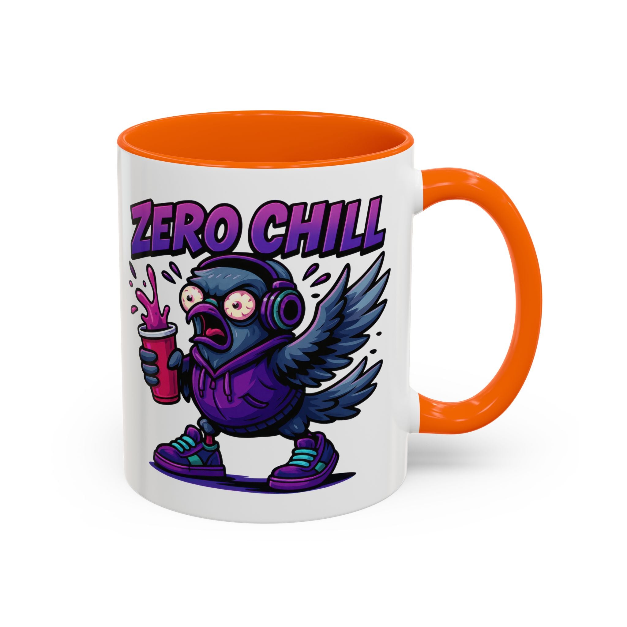 Zero Chill Accent Coffee Mug - Fun Ceramic Cup for Coffee Lovers, Unique Gift for Friends, Quirky Drinkware, Perfect for Birthdays, [...]