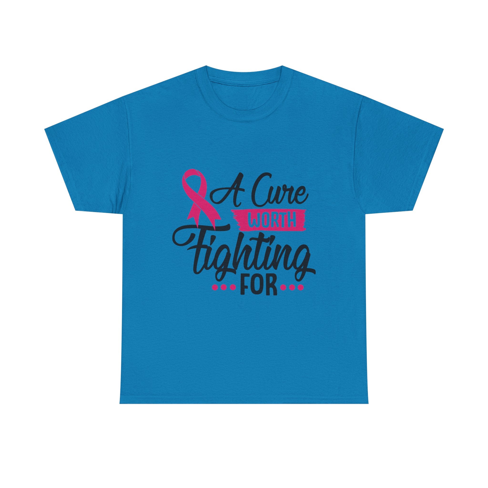 Breast Cancer Awareness Tee, A Cure Worth Fighting For Shirt, Unisex Support T-Shirt, Gift for Hope and Strength, Fundraising Apparel