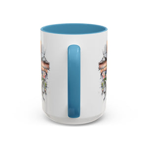 Cute Dog Peeking Coffee Mug, Pet Lover Gift, Yorkshire Terrier Mug, Animal Lover Coffee Cup, Dog-Themed Drinkware, Doggie Mug