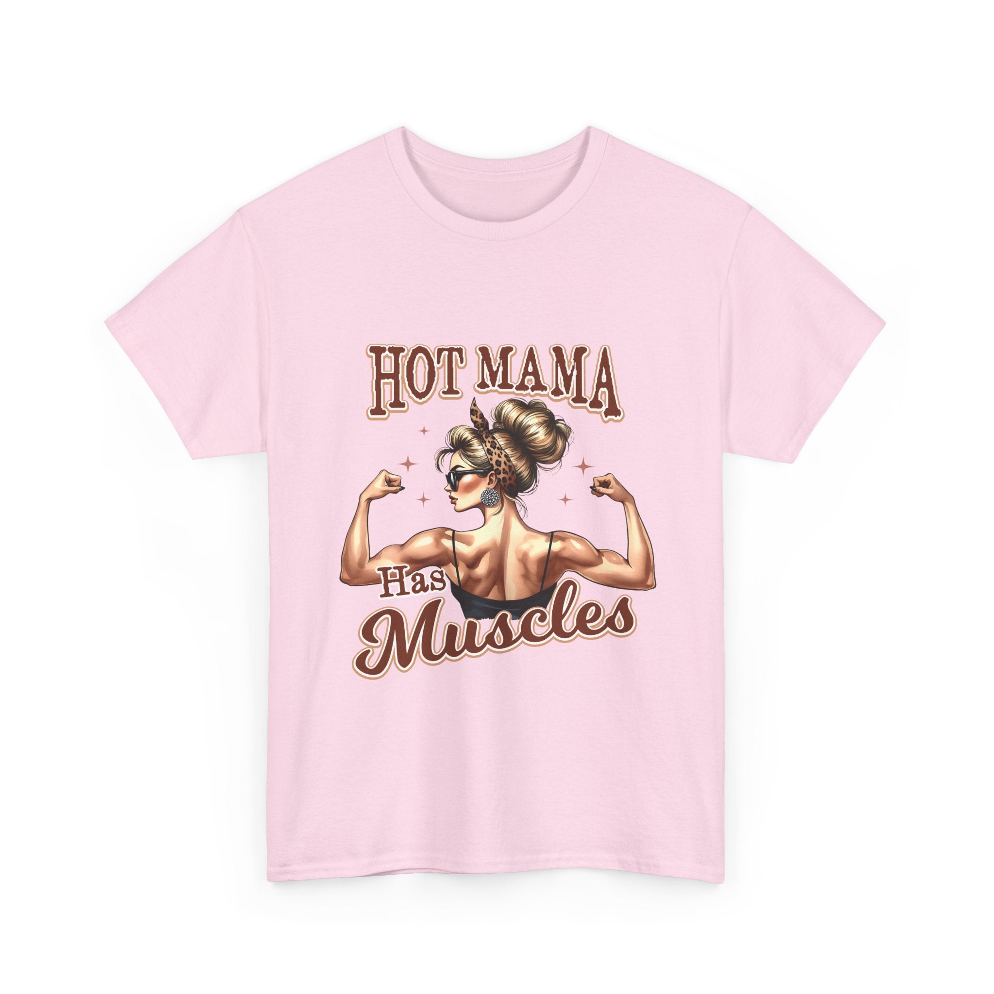 Muscle Mama Tee: Empowering Unisex Cotton Shirt, Gift for Moms, Fitness Lovers, Workout Apparel, Birthday, Mother's Day