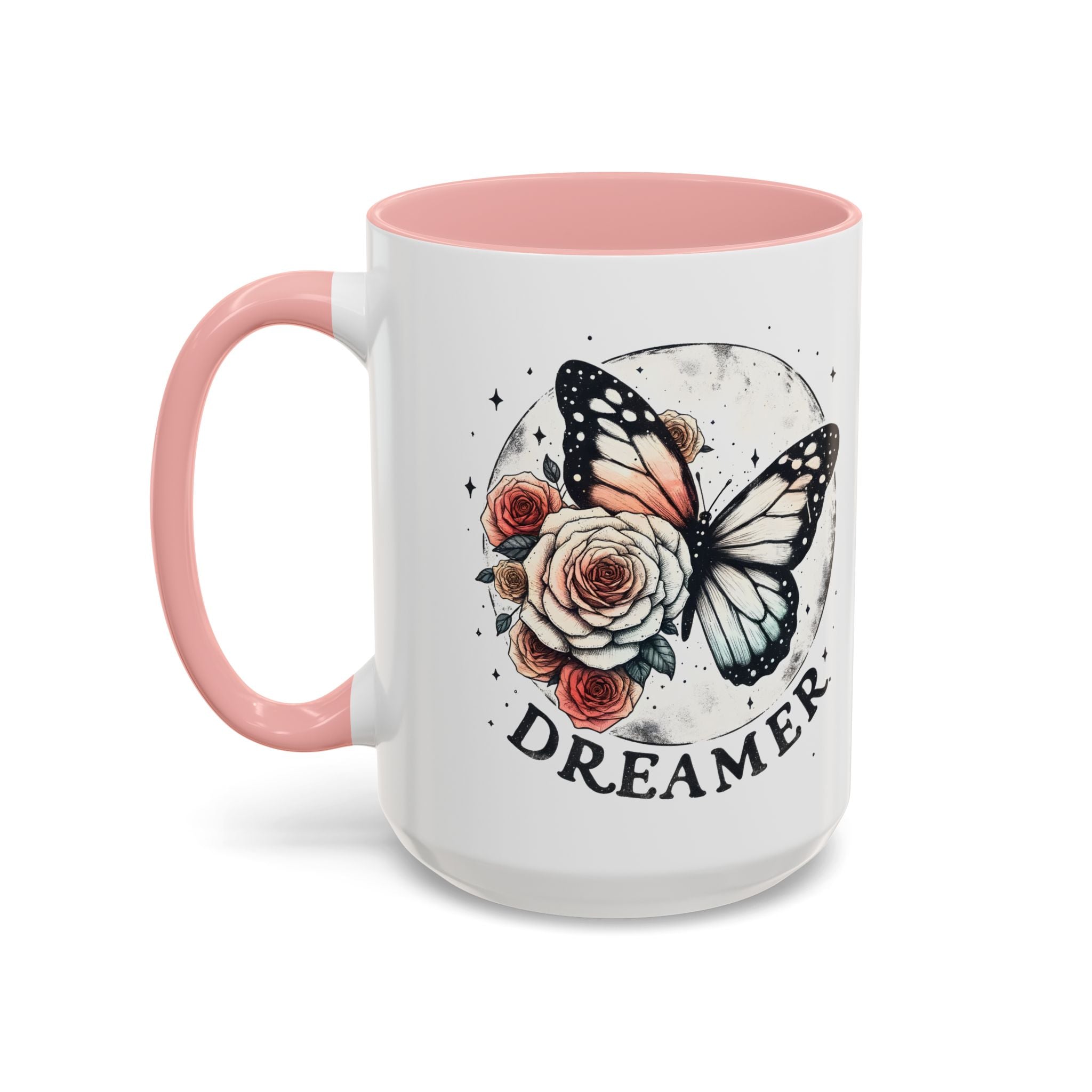 Dreamer Butterfly Coffee Mug - Stylish Accent for Creatives positive vibe freedom nature lover
