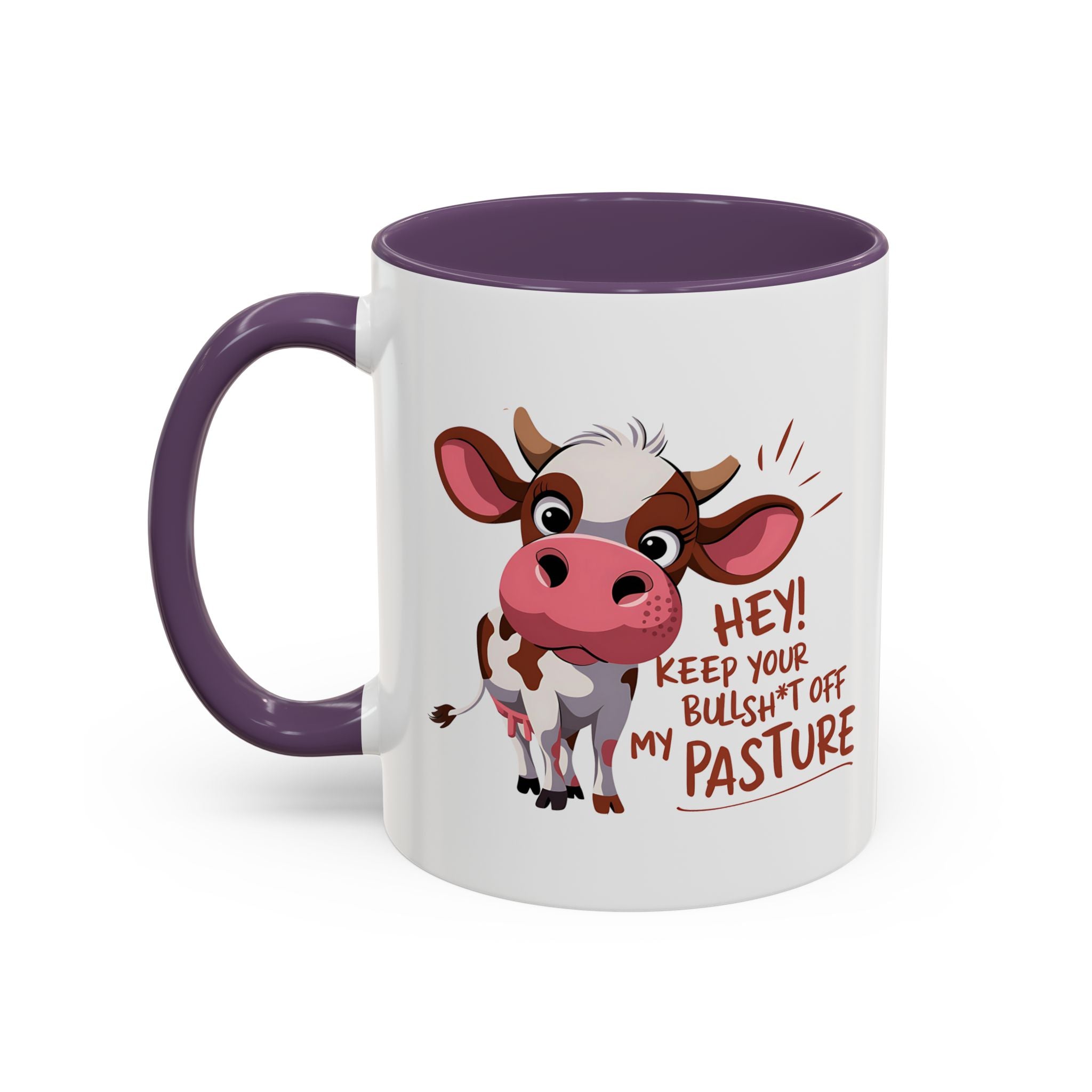 Funny Cow Coffee Mug – Perfect Gift for Farmers, Cow Lovers, Humor Fans, Cute Kitchen Decor, Office Coffee Cup