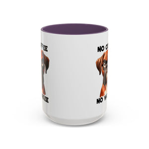 Boxer Dog Coffee Mug - No Coffee No Workee, Funny Dog Lover Gift, Pet Owner Tea Cup, Animal Lover Kitchen Decor, Boxer Mom Mug