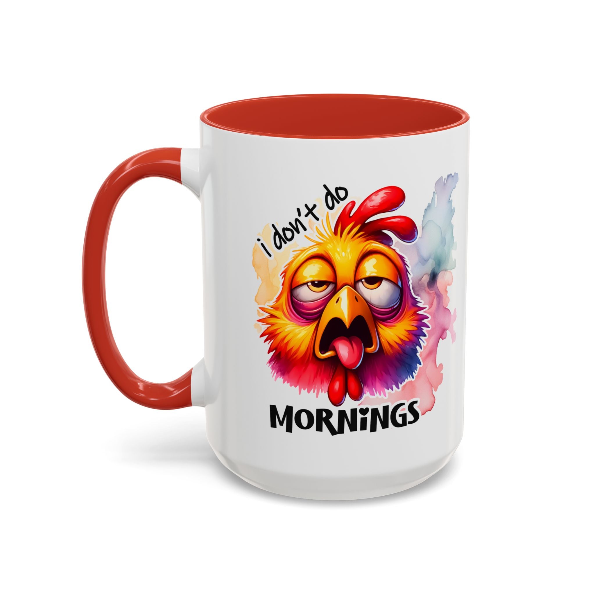 Funny Morning Coffee Mug, Humor Mug, Gift for Coffee Lovers, Sleepy Chicken Mug, Cute Drinkware, Holiday Present