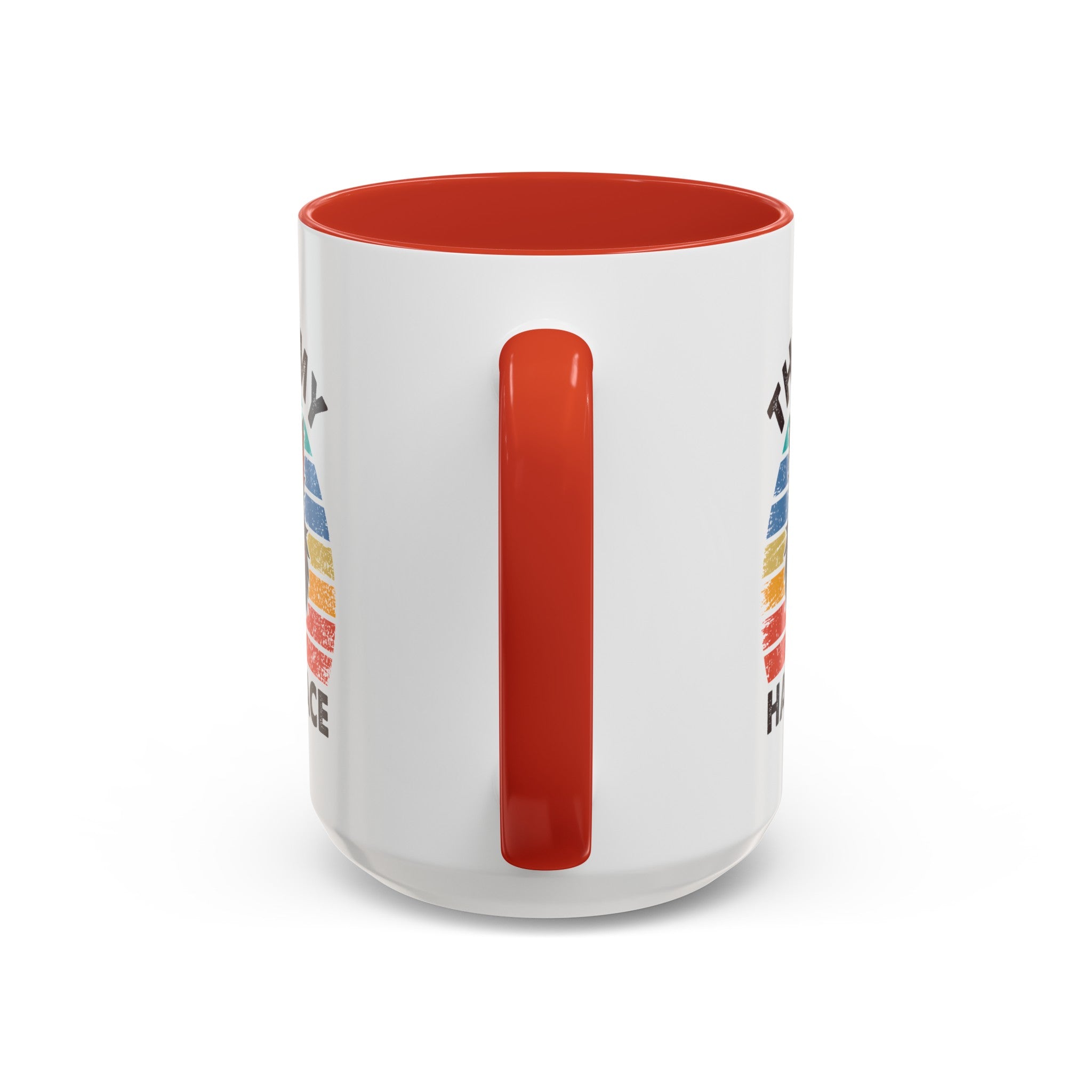 grumpy cat this is my happy face Accent Coffee Mug (11, 15oz) by the x m world