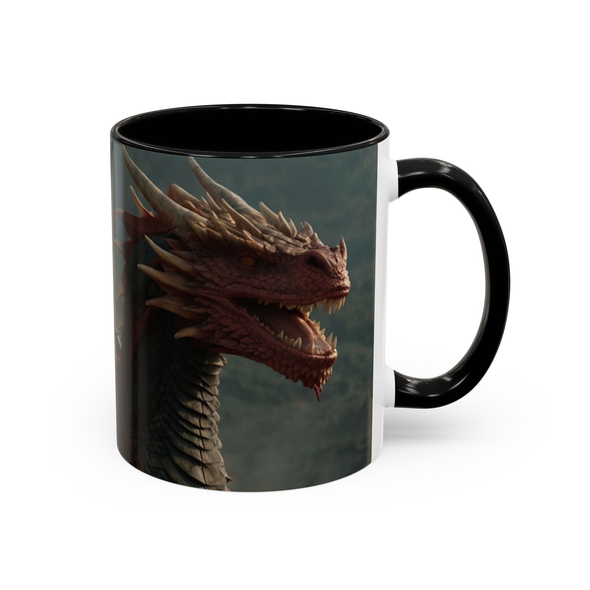 gothic woman warrior Fantasy Dragon Rider Coffee Mug