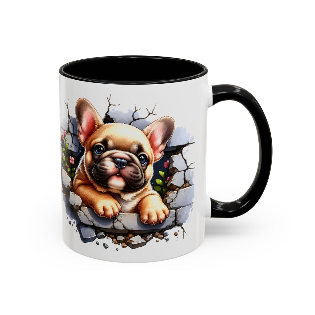 Charming Dog-Themed Coffee Mug, Perfect for Pet Lovers, Gift for Dog Owners, Cute French Bulldog Art, Ideal for Birthdays and Holidays
