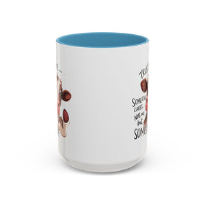 Funny Cow Accent Coffee Mug - Trust Me, Someone Cares attitude sassy animal lover