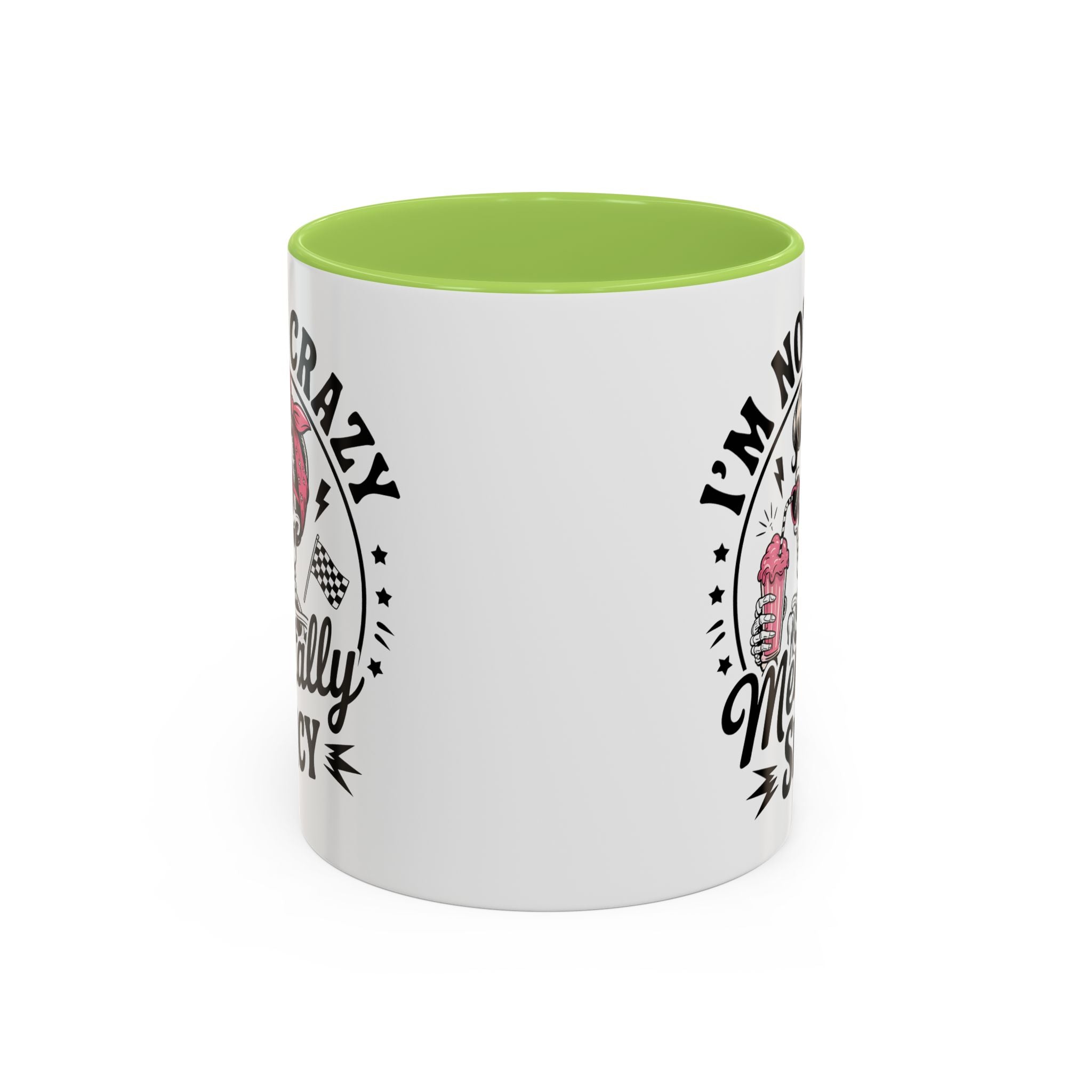 Mentally Spicy I'm not crazy Coffee Mug - Fun Quote for Coffee Lovers adult humor mental health