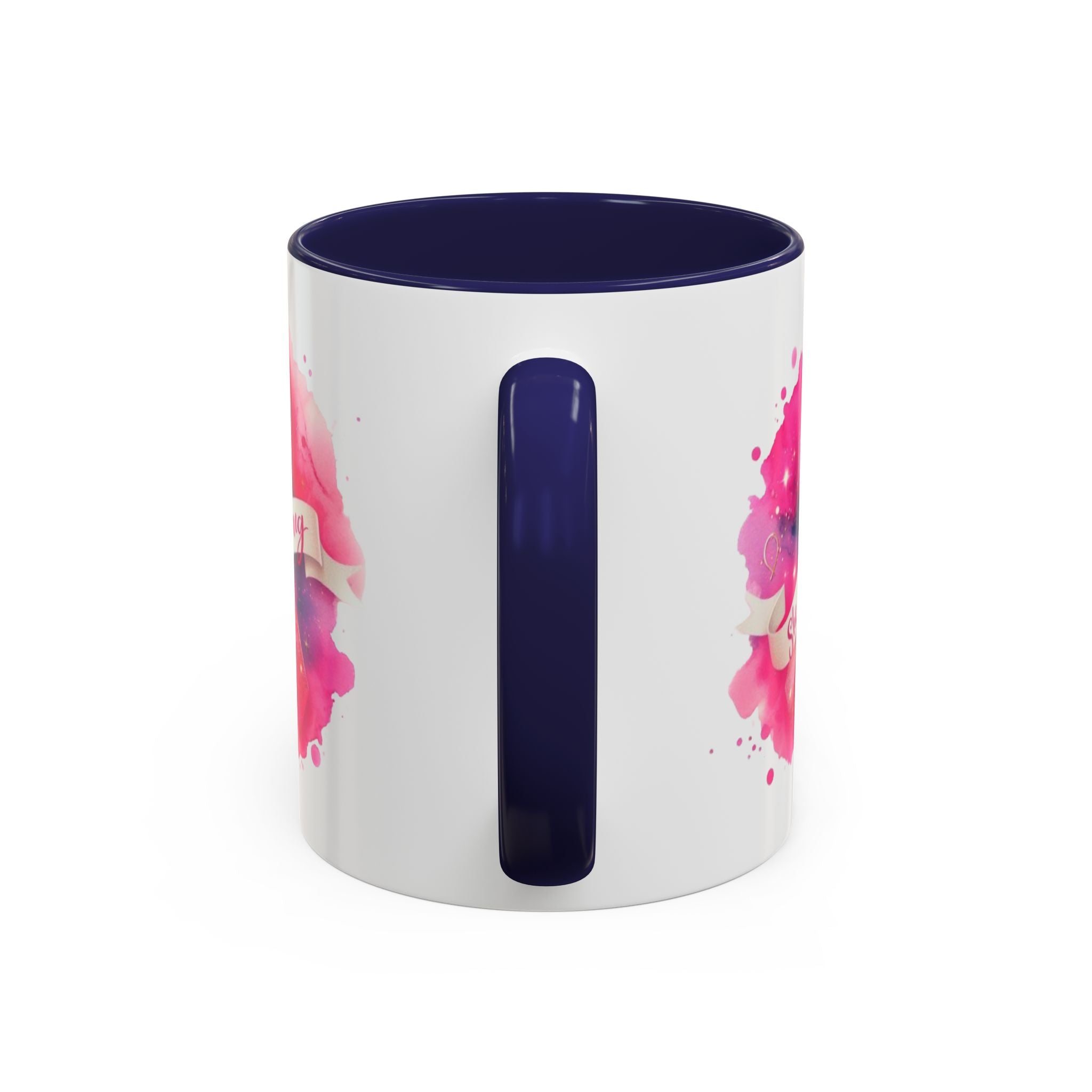 Empowering Pink Ribbon Coffee Mug | She is Strong | Gift for Cancer Awareness, Inspirational Drinkware, Office Mug, Motivational [...]