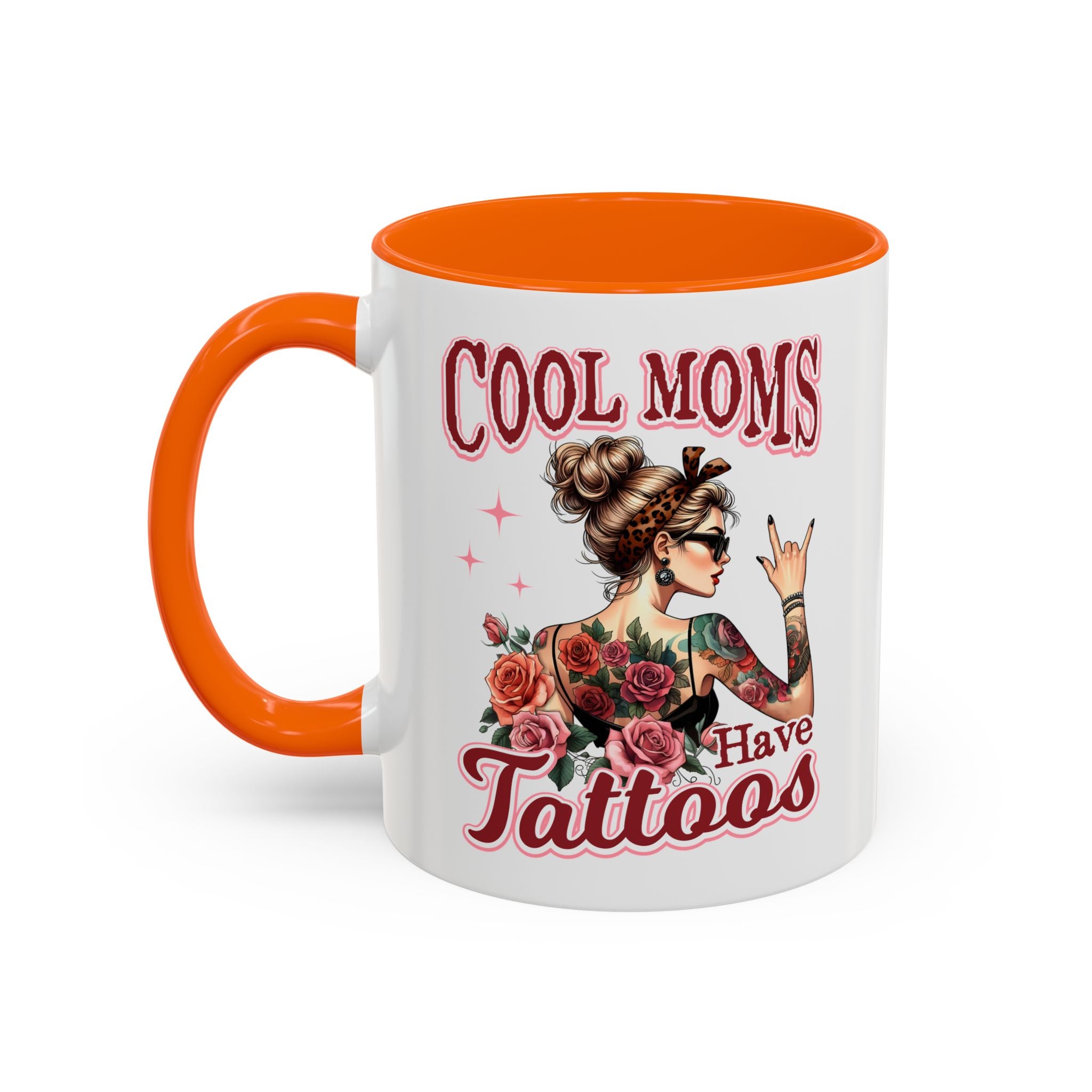 Cool Moms Have Tattoos Coffee Mug — Accent 11/15oz