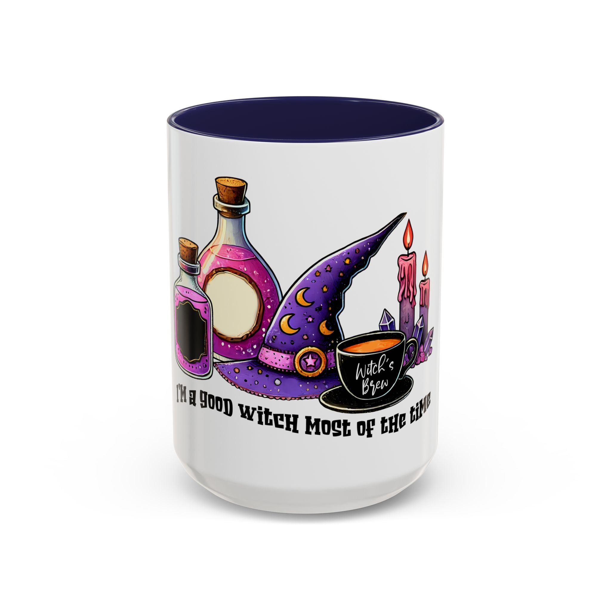 Halloween good witch Accent Coffee Mug (11, 15oz)