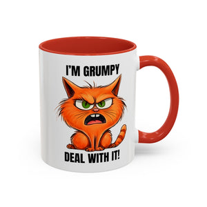 Grumpy Cat Coffee Mug, Funny Cat Mug, Gift for Cat Lovers, Office Coffee Cup, Humor Mug, 11oz 15oz