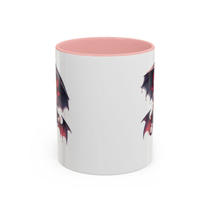 Gothic vampire girl  horror art Accent Coffee Mug (11, 15oz)