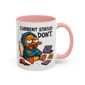 Chill Vibes Coffee Mug, Perfect for Lazy Days, Gift for Homebodies, Quirky Coffee Lover, Fun Desk Accessory, Work from Home Essentials