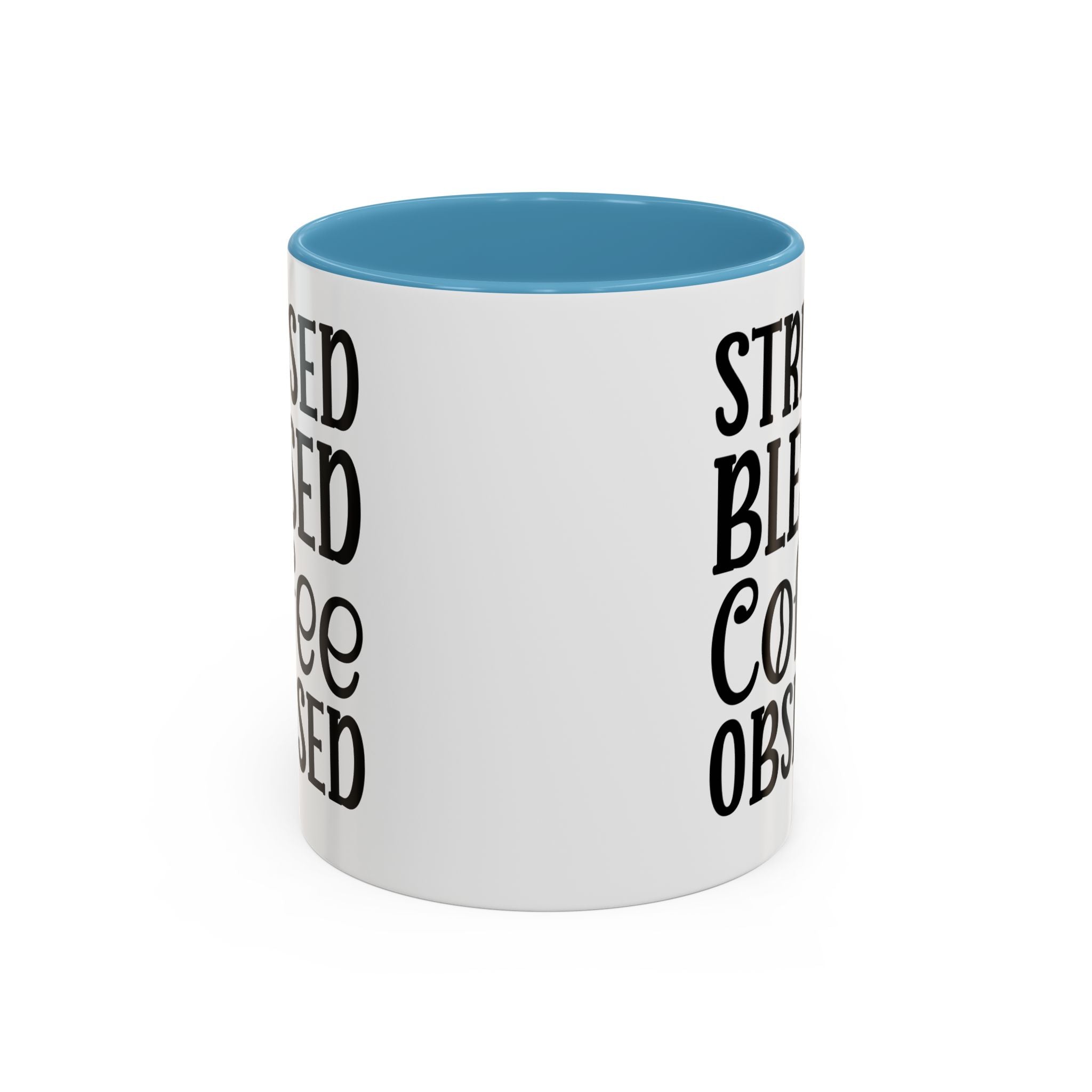 Stressed Blessed Coffee Obsessed Mug, Motivational Coffee Mug, Gift for Coffee Lovers, Funny Office Mug, Self-Care Gift Idea