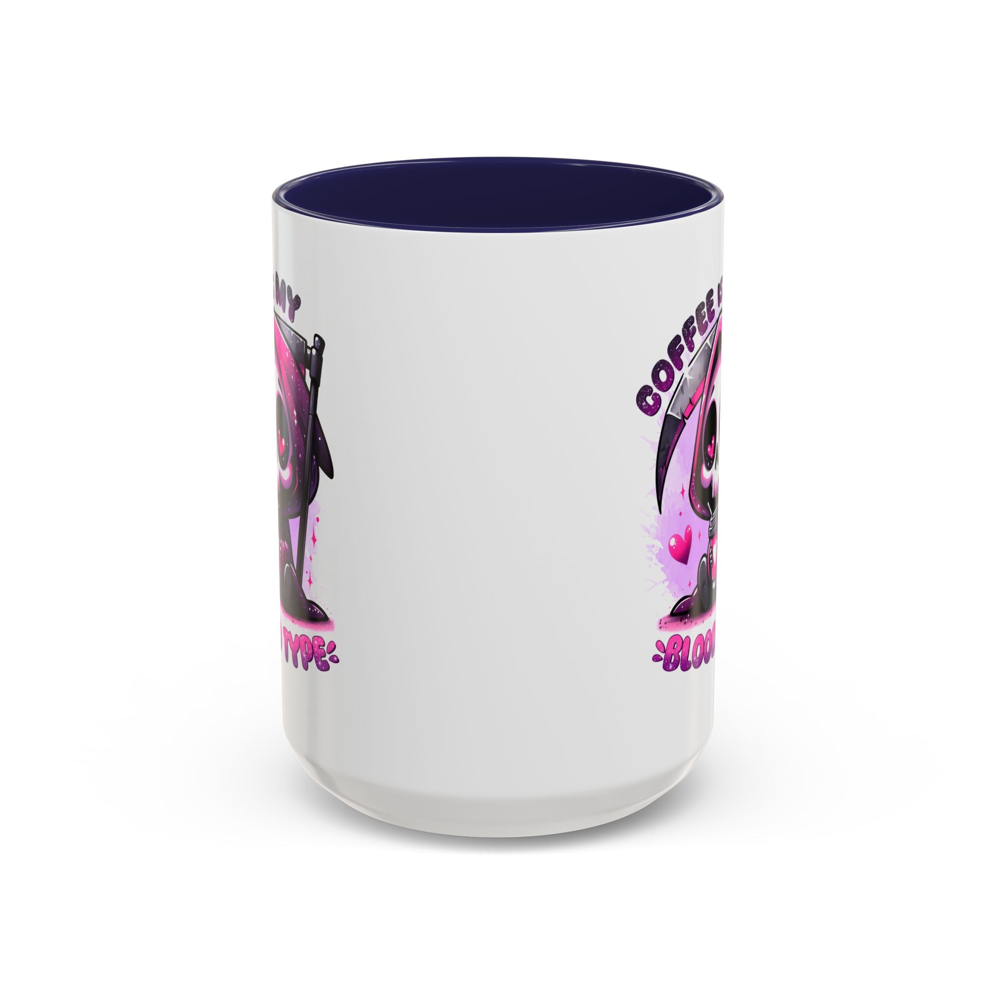 my blood type is coffee Accent Coffee Mug (11, 15oz) by abc school fundraiser