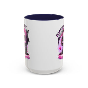 my blood type is coffee Accent Coffee Mug (11, 15oz) by abc school fundraiser