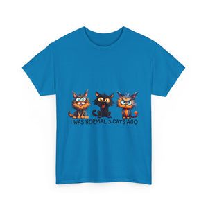Funny Cat Lovers Tee - I Was Normal 3 Cats Ago, Unisex Shirt for Pet Owners, Cat Mom Gift, Cute Animal Tee, Cat-Themed Humor, Birthday [...]