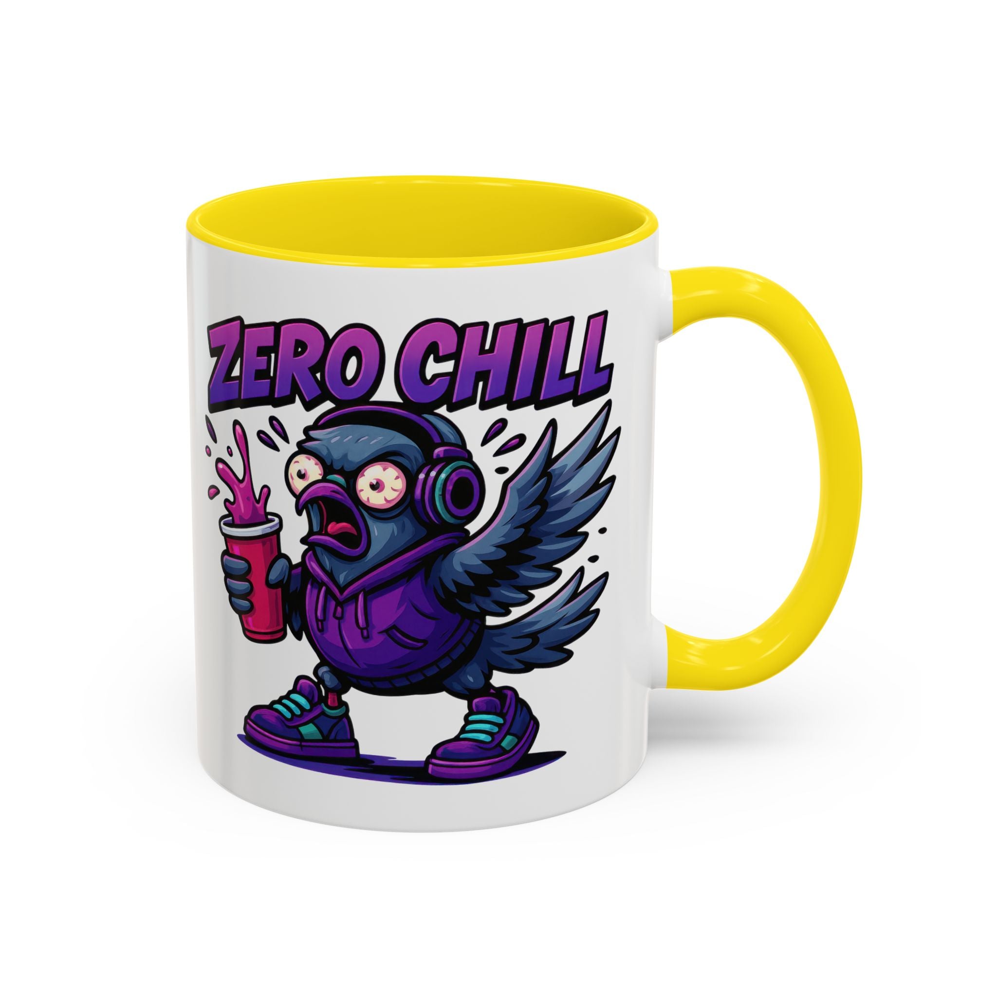 Zero Chill Accent Coffee Mug - Fun Ceramic Cup for Coffee Lovers, Unique Gift for Friends, Quirky Drinkware, Perfect for Birthdays, [...]