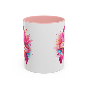 Inspirational Cancer Awareness Mug, Positive Affirmation Cup, Gift for Survivors, Supportive 11oz or 15oz Ceramic