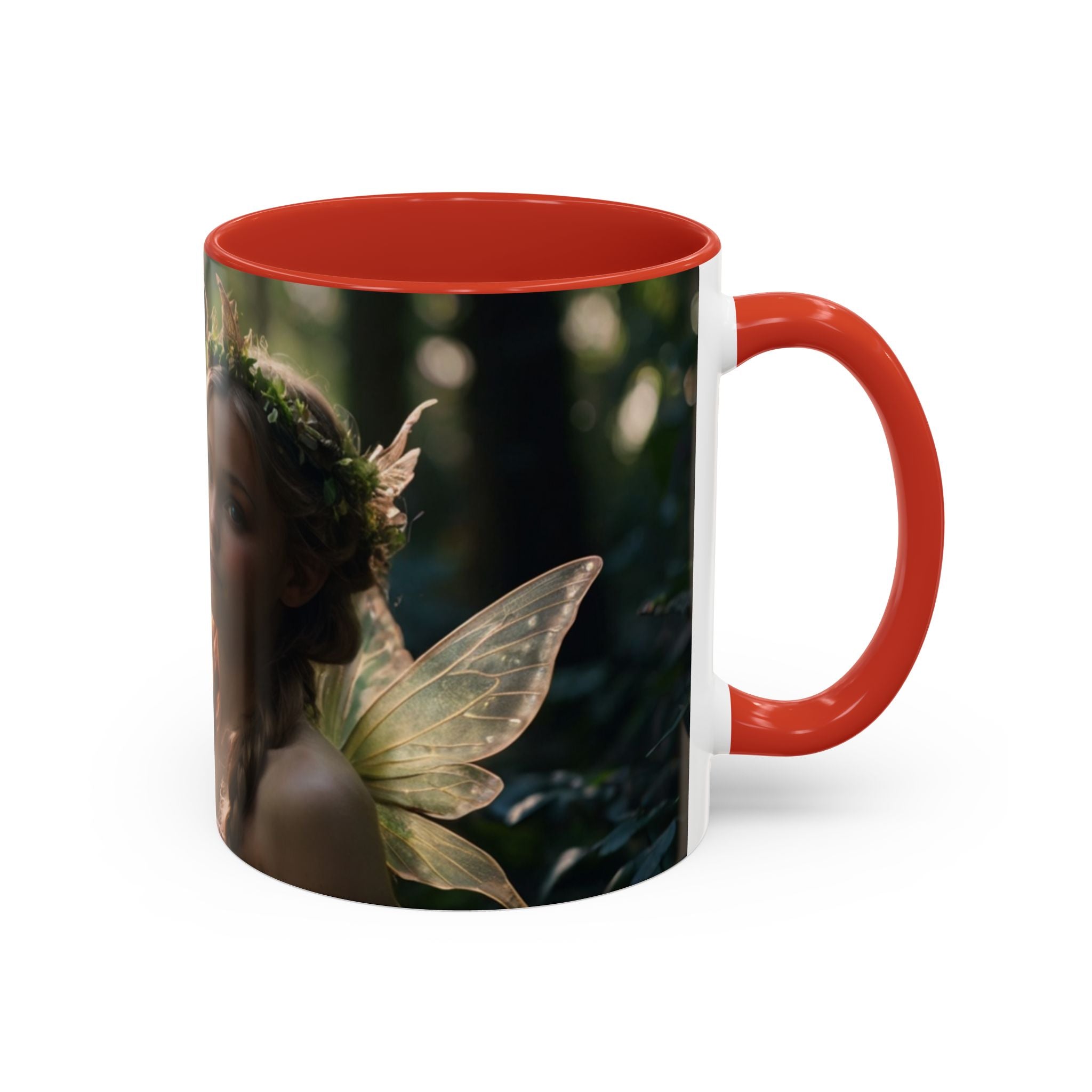 Fairy Forest Accent Coffee Mug - Enchanting Design for Nature Lovers