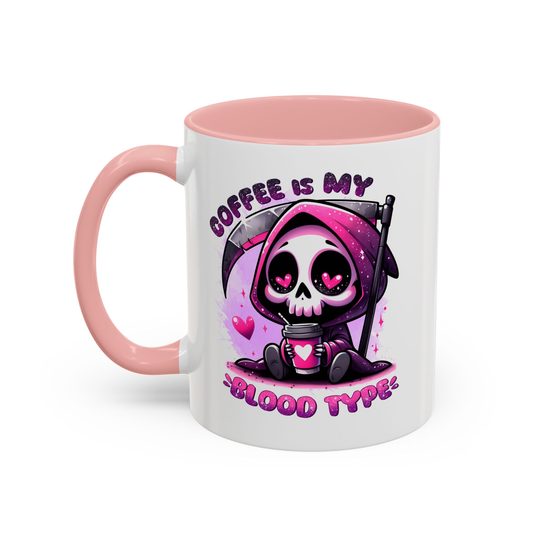 my blood type is coffee Accent Coffee Mug (11, 15oz) by abc school fundraiser
