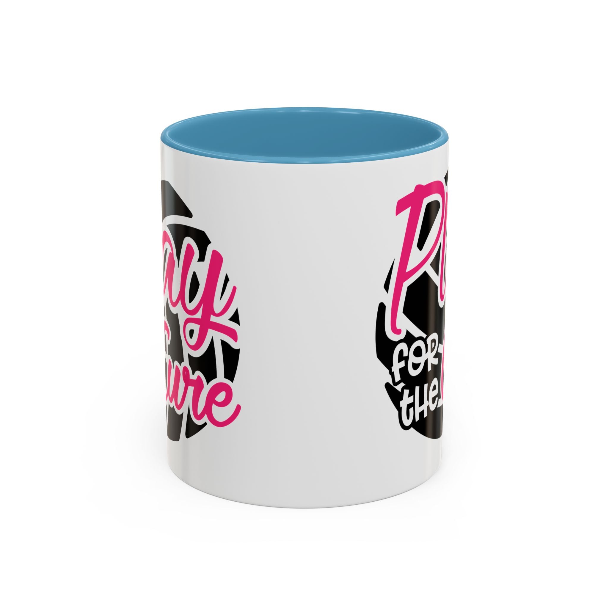 Volleyball  Coffee Mug, Play for the Cure Cup, Sports Gift , Athletes, Cancer Awareness, Inspirational Mug