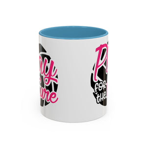 Volleyball  Coffee Mug, Play for the Cure Cup, Sports Gift , Athletes, Cancer Awareness, Inspirational Mug