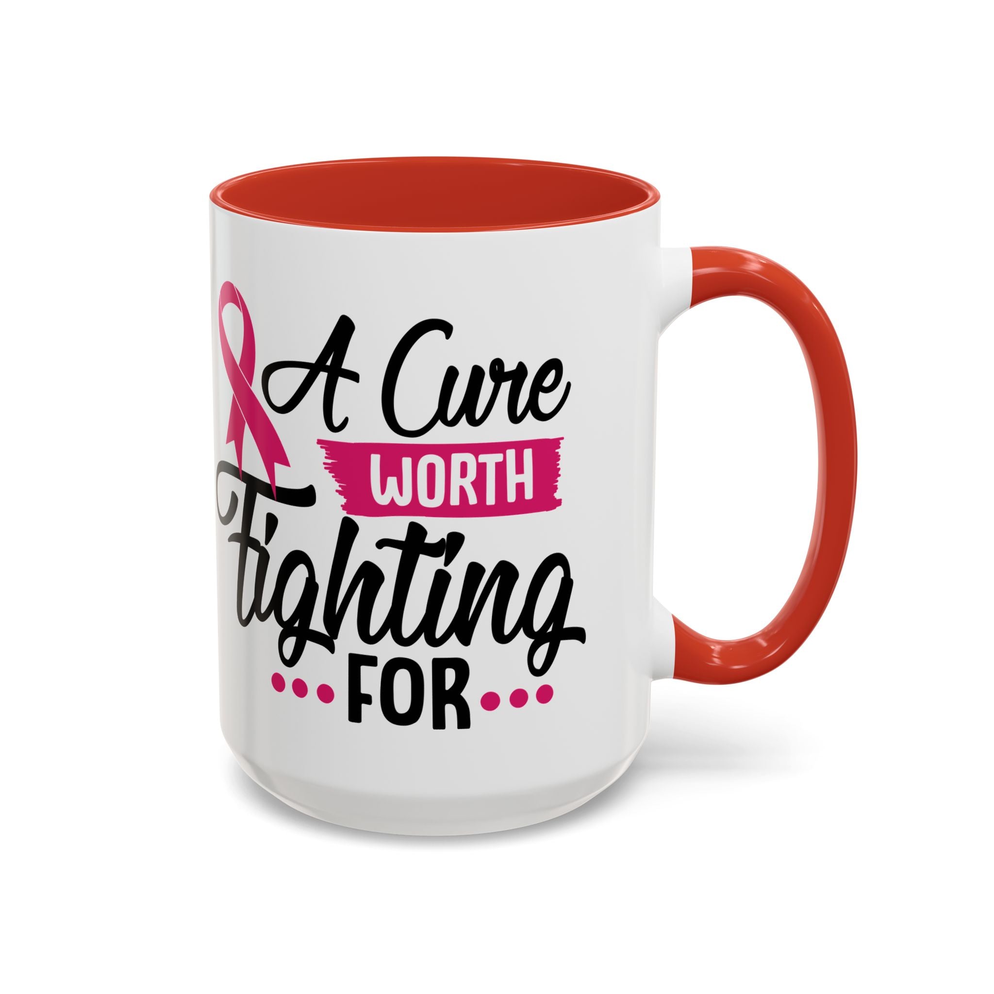 Inspirational Breast Cancer Awareness Mug, Supportive Gift for Fighters, 11oz & 15oz Coffee Cup - Perfect for Fundraisers, Hope, [...]
