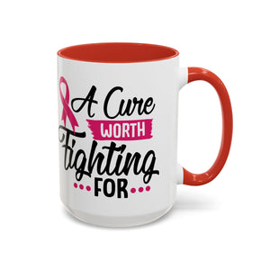 Inspirational Breast Cancer Awareness Mug, Supportive Gift for Fighters, 11oz & 15oz Coffee Cup - Perfect for Fundraisers, Hope, [...]