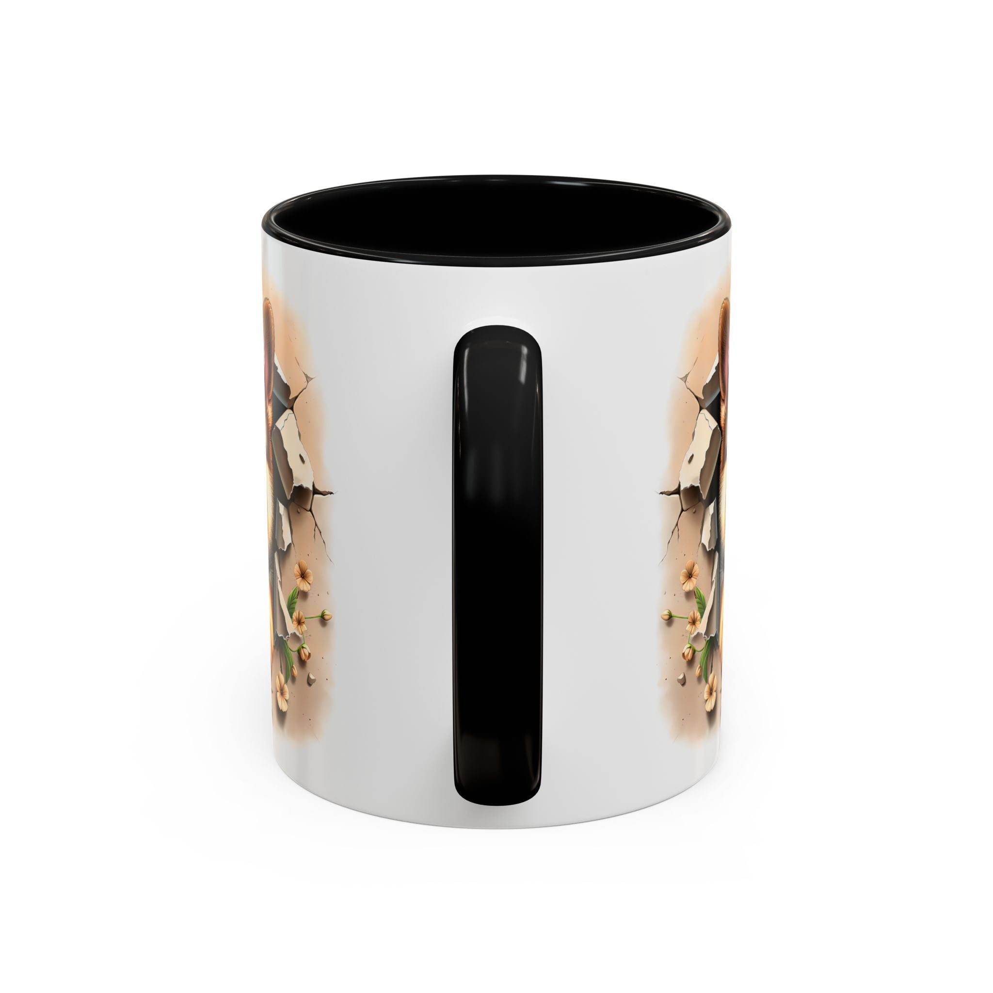German Shepherd Accent Coffee Mug | Dog Lover Gift, Tasty Hot Beverage Cup, Pet Themed Kitchenware, Animal Adoption Cup, Unique Pet Gift