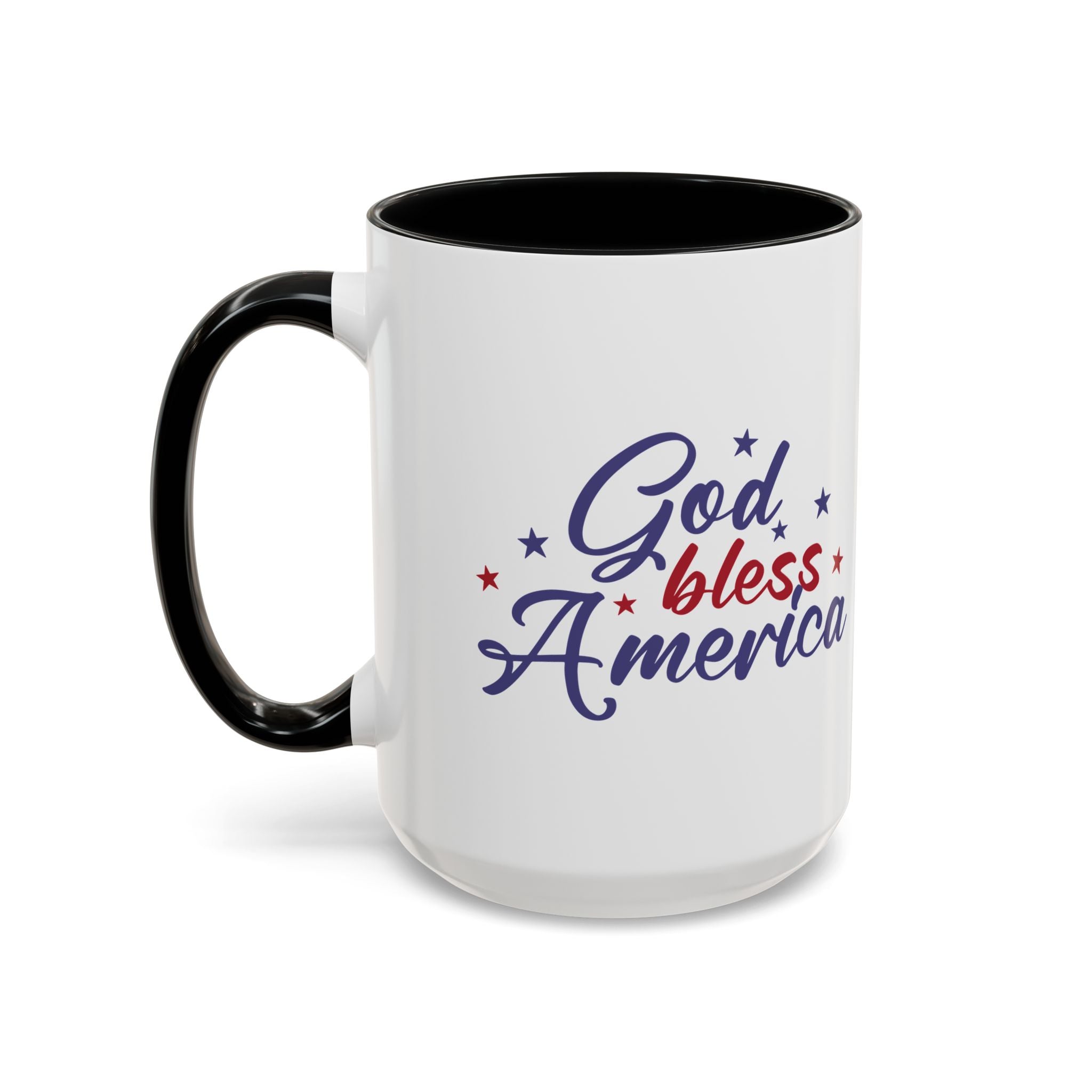 Patriotic Coffee Mug - God Bless America Design
